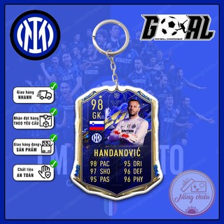 Móc khóa thẻ CLB bóng đá Inter Milan