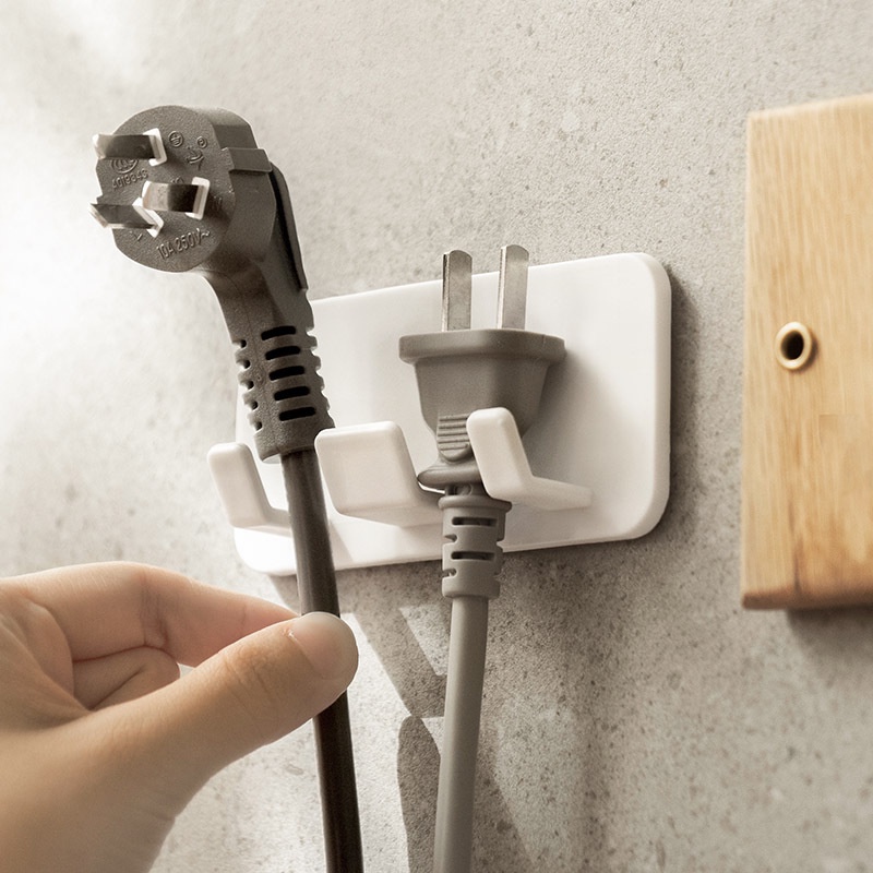 Móc Nhựa Dán Tường Treo Điện Thoại Đa Năng Không Cần Khoan