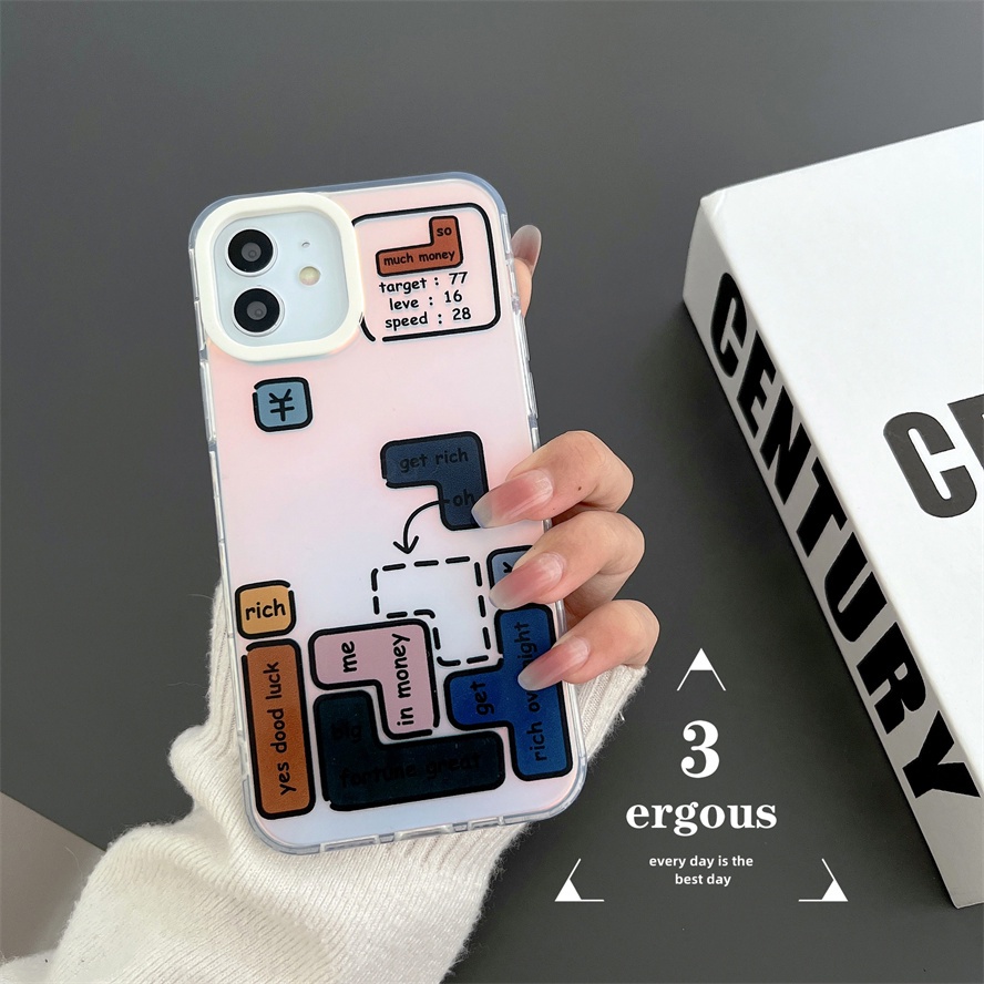 Ốp Điện Thoại Mềm Chống Sốc Màu Gradient Cho IPhone 14 13 12 11 Pro Max SE2020 X XR Xs Max 7 8 Plus