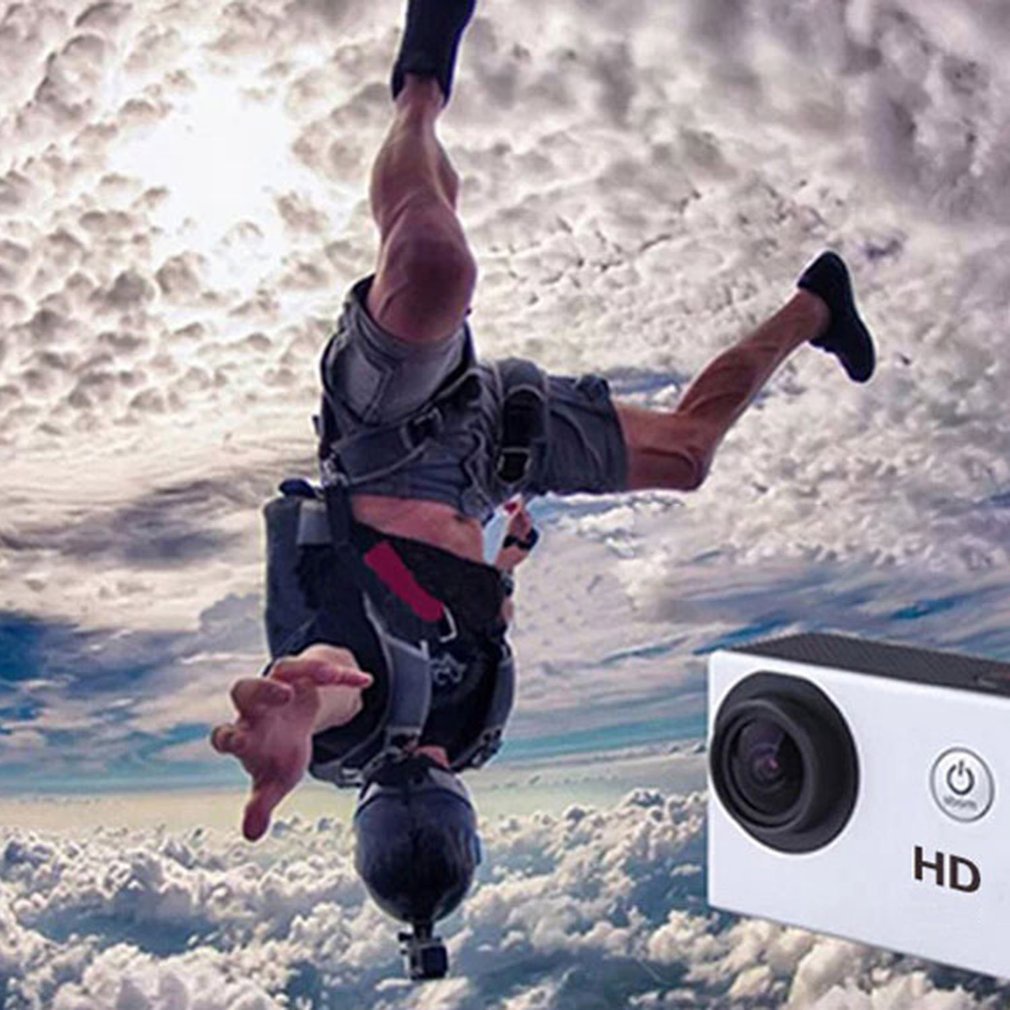 Camera Plastic 30M Waterproof Go Diving Pro Sport Mini Dv 1080P Video Bike Helmet Car Cam Dvr Outdoor [Q/12]