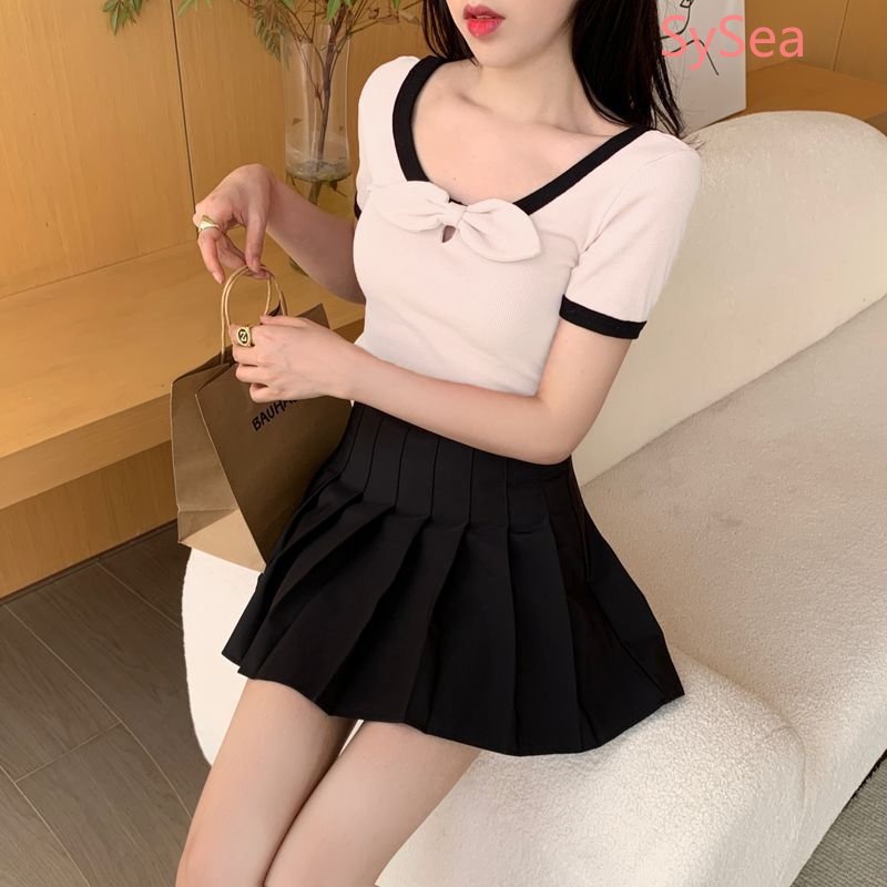 Áo Thun Nữ Ngắn Tay Cổ Tròn Thời Trang Hàn