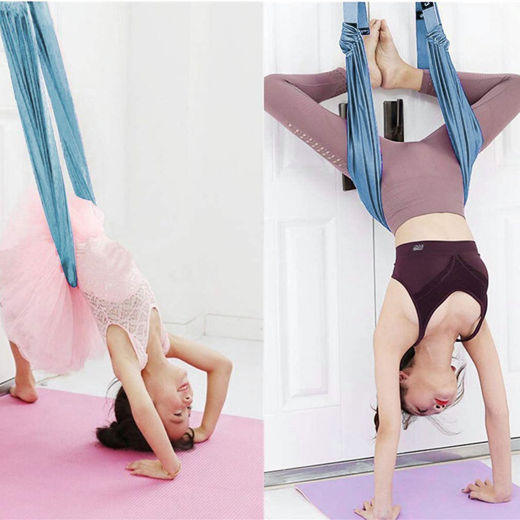 Gym Hanging Inversion Swing Yoga Hammock Stretcher Band Belt Health Dance Gymnastics Training Accessories [Q/10]