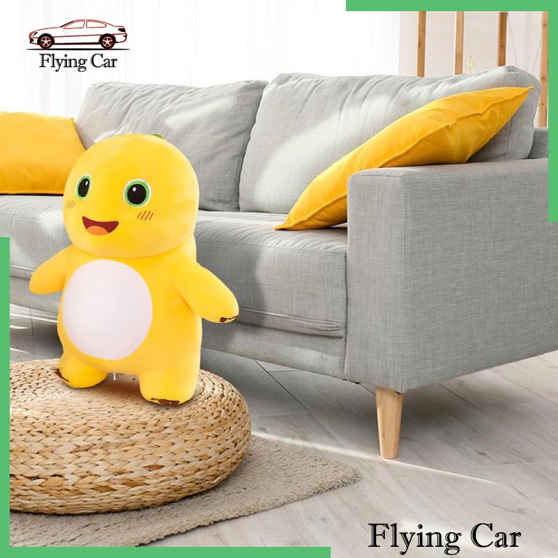 [Lzdjfmy2] Thú Nhồi Bông Hình Động Vật Thật Có Khóa Kéo Mềm Mại Đáng Yêu Cho Phòng Ngủ