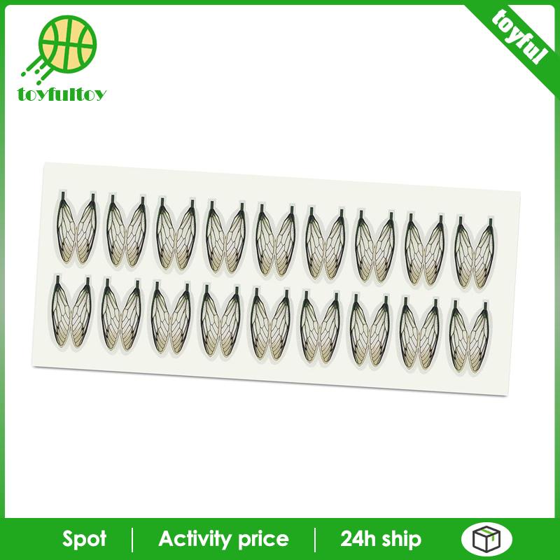 [Toyfulcabin] Con Ruồi Chất Liệu Mô Phỏng Cắt Trước Bền Màu Đỏ Cho Người Lớn Vừa Vặn Du Lịch