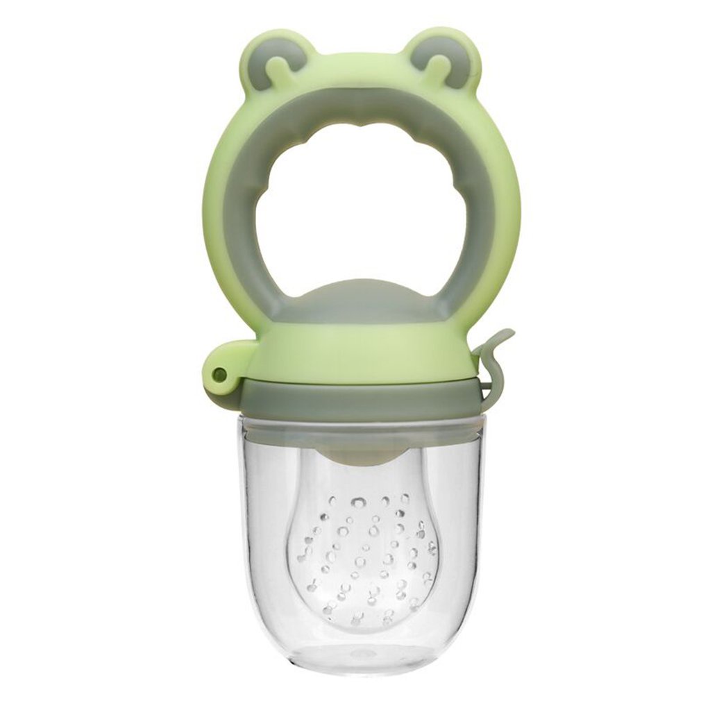 Thực Phẩm Tươi & Ăn Trái Cây Núm Vú Giả Silicone Mọc Răng Núm Vú Giả Cho Bé Nibbler Ăn Thức Ăn Miếng Dán Mọc Răng Đồ Chơi Đầu Ếch