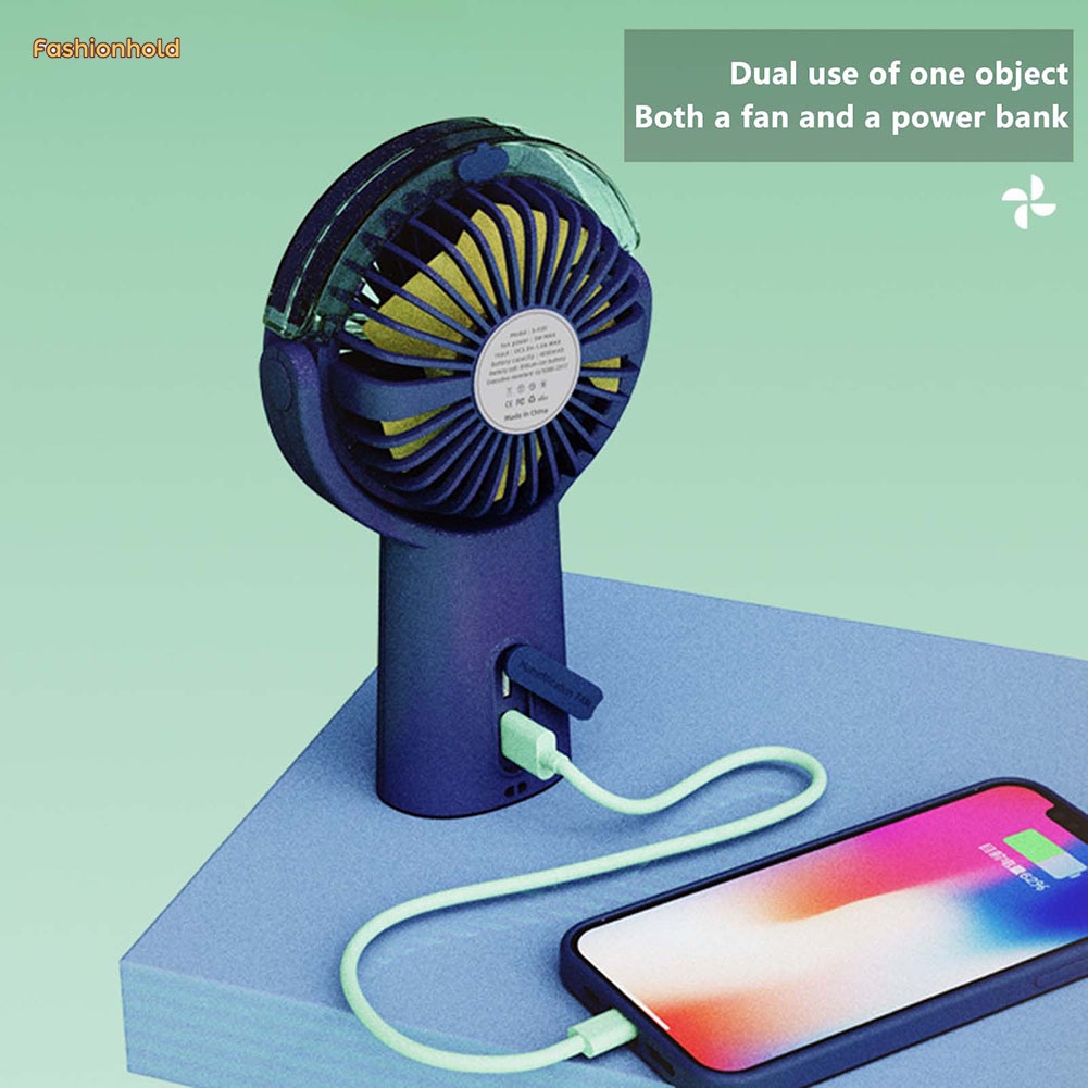 Quạt Phun Sương Cầm Tay Làm Mát Tiếng Ồn Thấp Cho Văn