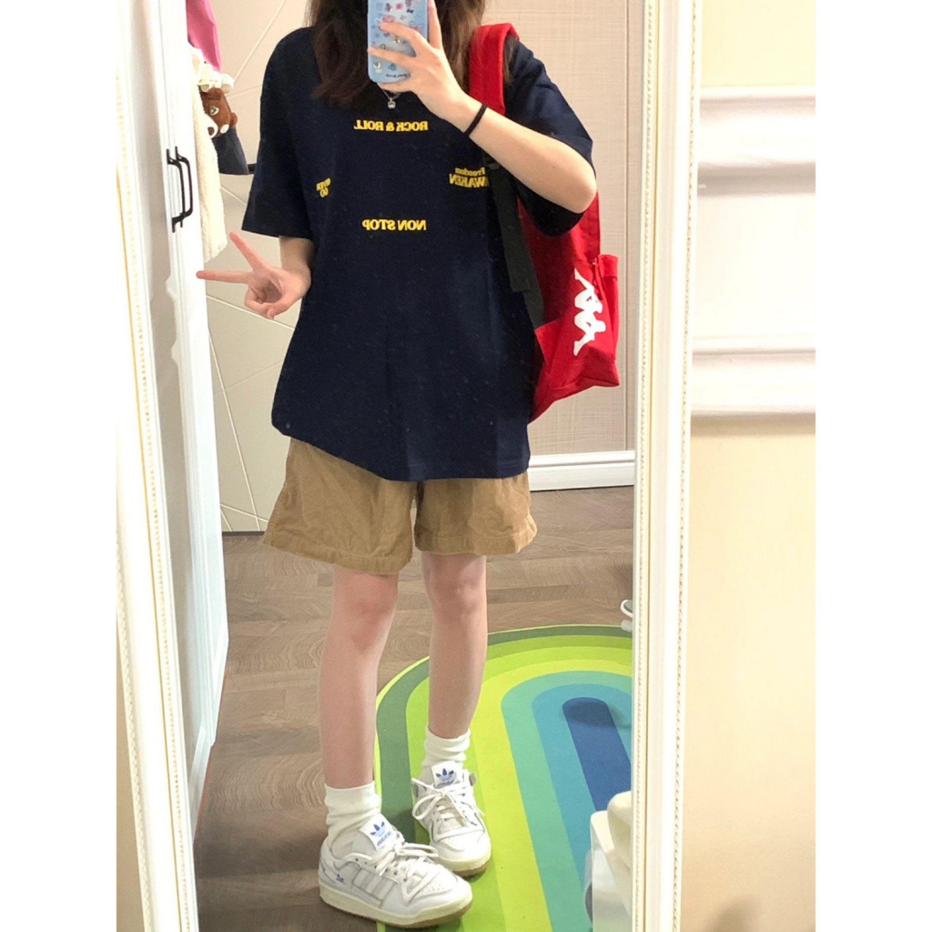 Set Áo Thun Tay Ngắn Và Quần Short Thời Trang Mùa Hè 2023 Cho Nữ