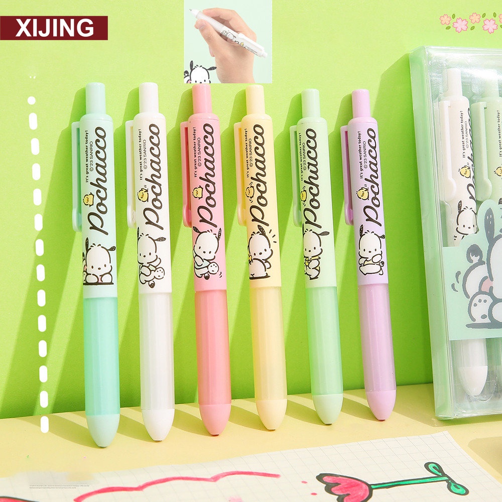 Bút Mực Gel Ngòi 0.5mm In Họa Tiết Hoạt Hình Chó Pacha Kawaii