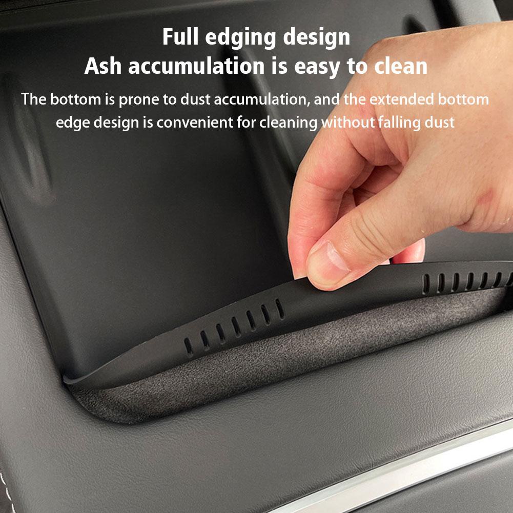 Đệm Sạc Không Dây I8Z9 Bằng Silicon Chống Bụi Cho Tesla Model 3 Y 2023 2022 2021