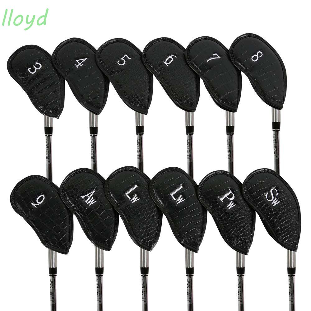 Vỏ Bọc Đầu Gậy Đánh Golf Bằng Da PU + Sắt 3-SW Chuyên Dụng