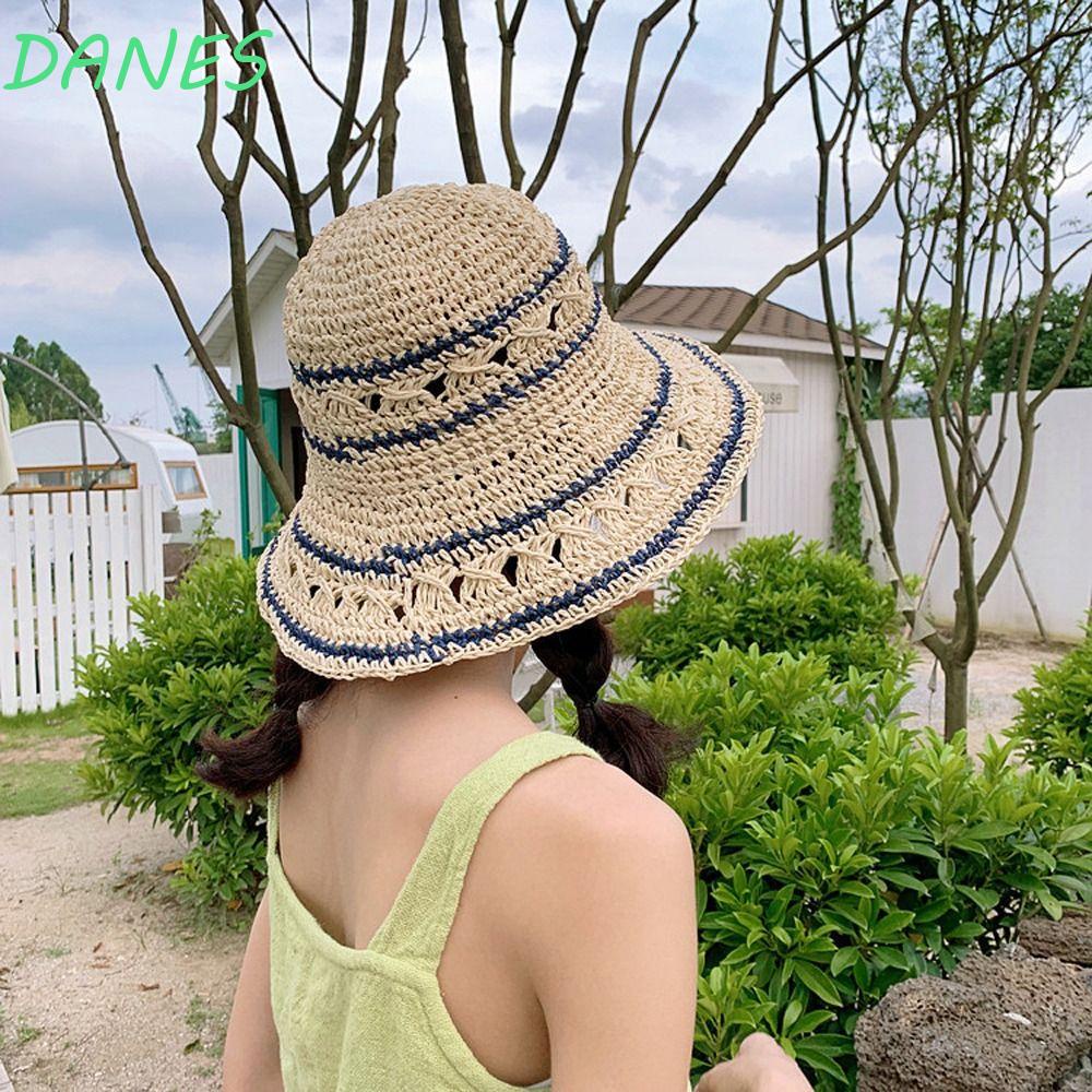 Nón Tai Bèo Đan Cói Che Nắng Chống Tia UV Kiểu Pháp Thời Trang Mùa Hè Cho Nữ