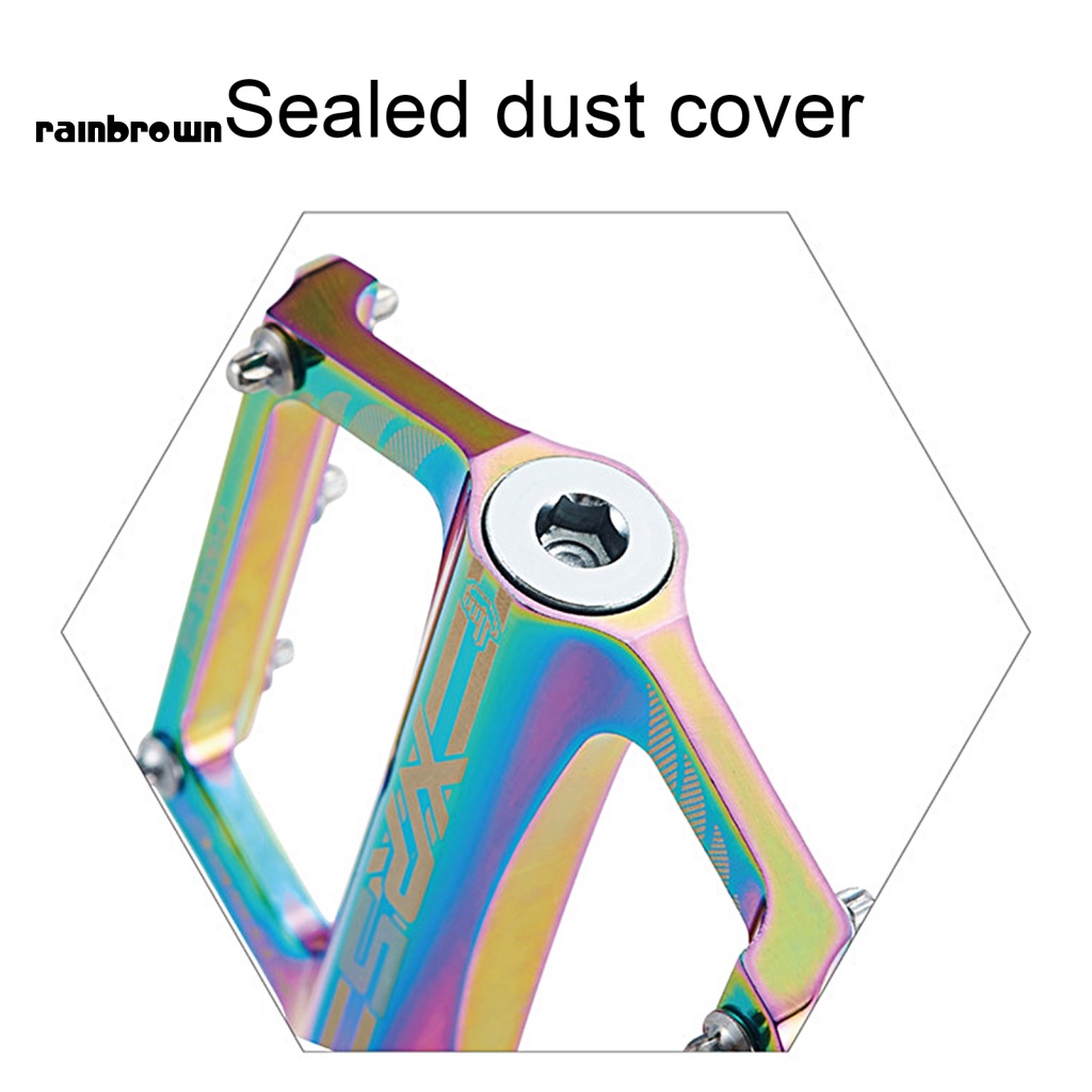 1 Cặp Bàn Đạp Xe Đạp Bằng Hợp Kim Nhôm Nhiều Màu Chống Trượt