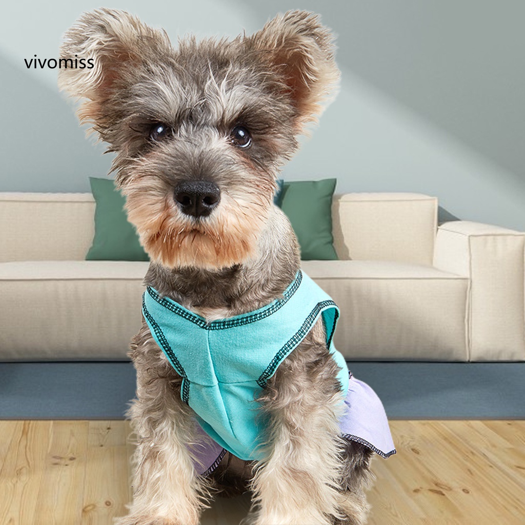 Đầm Co Giãn In Họa Tiết Trái Tim Màu Kẹo Ngọt Thời Trang Mùa Hè Cho Cún Cưng