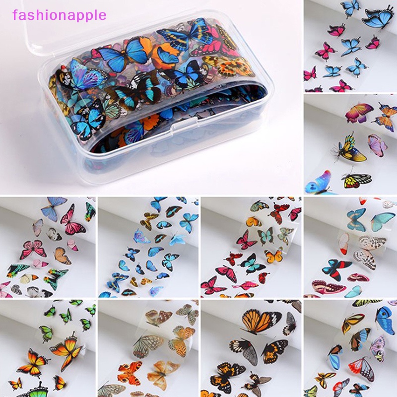 Miếng Dán Trang Trí Móng Tay Hình Bướm Xinh Xắn