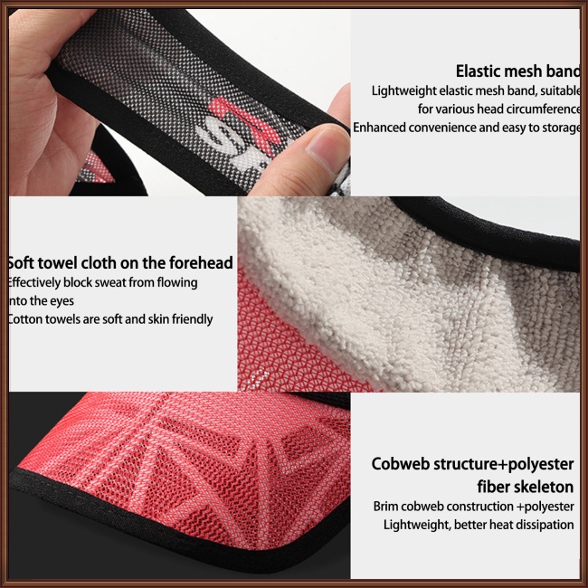 Mũ Lưỡi Trai Hở Chóp Thấm Hút Mồ Hôi Thoáng Khí Nhanh Khô Thời Trang Mùa Hè Cho Nam Và Nữ