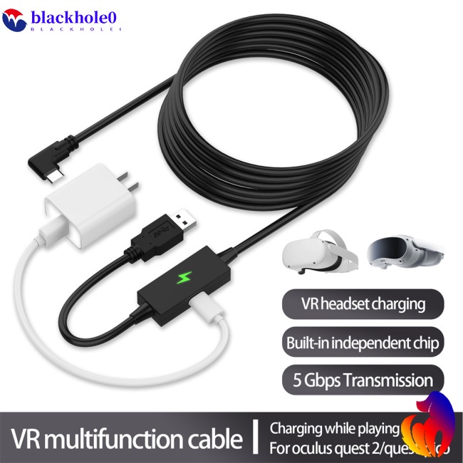 Dây Cáp Sạc Nhanh 5m 5gbps Usb Type C Tương Thích Với Quest 2 / PICO4 / Neo3 / Meta Quest Pro