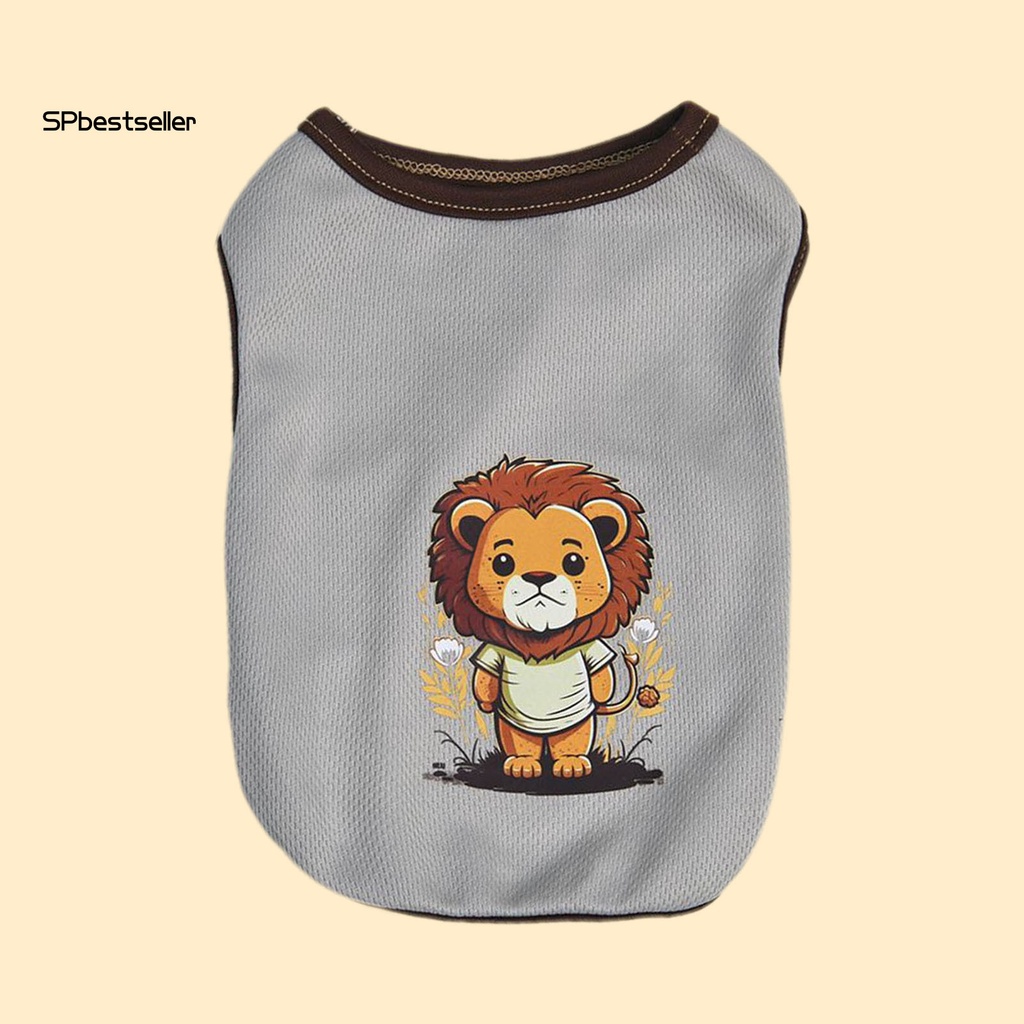Áo Thun In Họa Tiết Hoạt Hình Gấu Trúc Bằng Polyester Thoáng Khí Thời Trang Mùa Hè Cho Thú Cưng