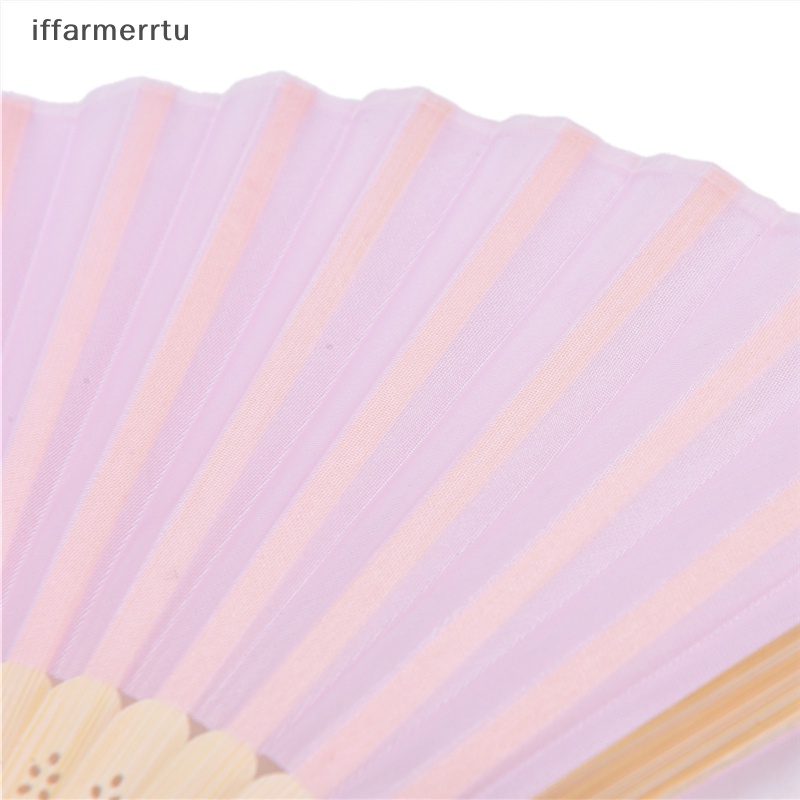 If 1 Chiếc Quạt Cầm Tay Bằng Tre Lụa Màu Ngà Trung Quốc Làm Quà Tặng Đám Cưới Bán Chạy Mertu