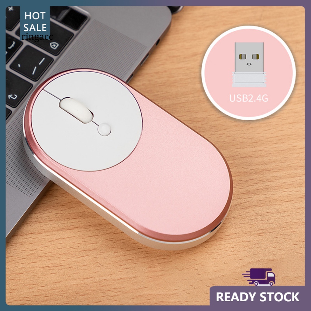 Chuột Không Dây RGA M1 Khung Hợp Kim Nhôm 2.4GHz Có Thể Sạc Lại