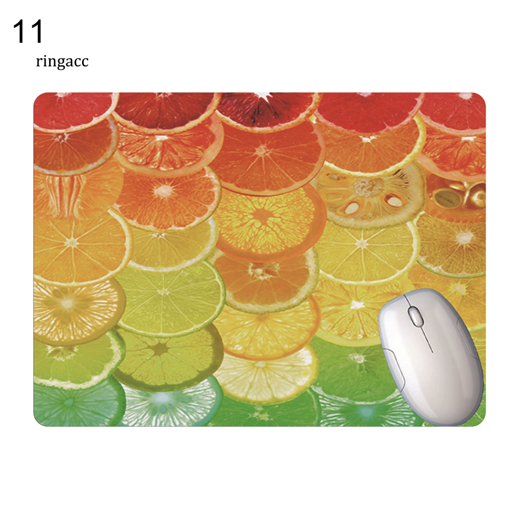 Đệm Lót Chuột Bằng Cao Su Mềm Mại Hình Trái Cây Rau Củ Dùng Cho Văn Phòng