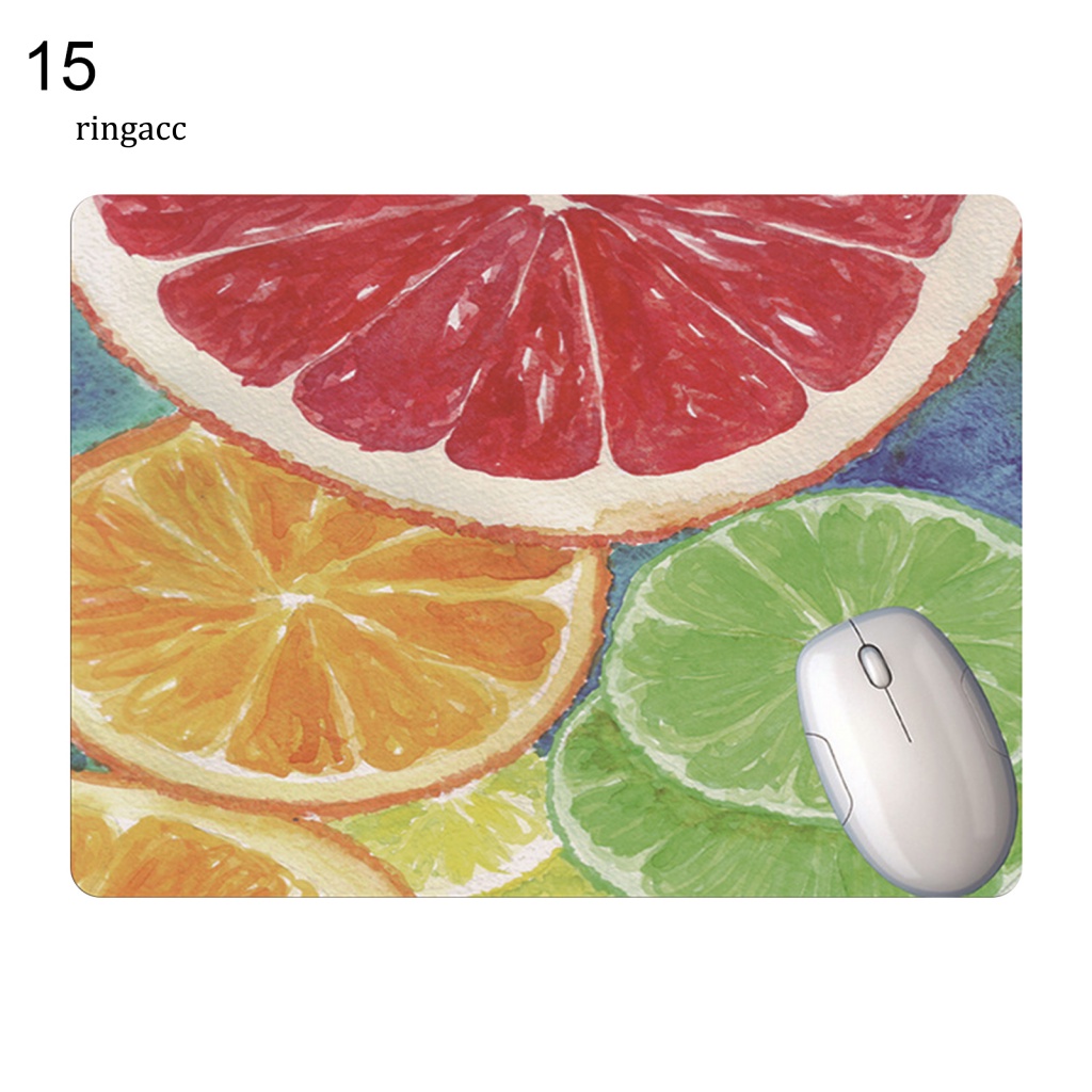 Đệm Lót Chuột Bằng Cao Su Mềm Mại Hình Trái Cây Rau Củ Dùng Cho Văn Phòng