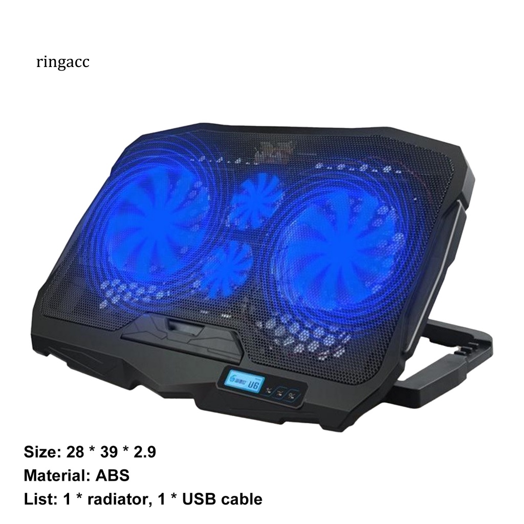 Giá Đỡ Laptop RGA S18 4 Quạt Điều Chỉnh Tốc Độ Yên Tĩnh Bằng ABS Chất Lượng Cao