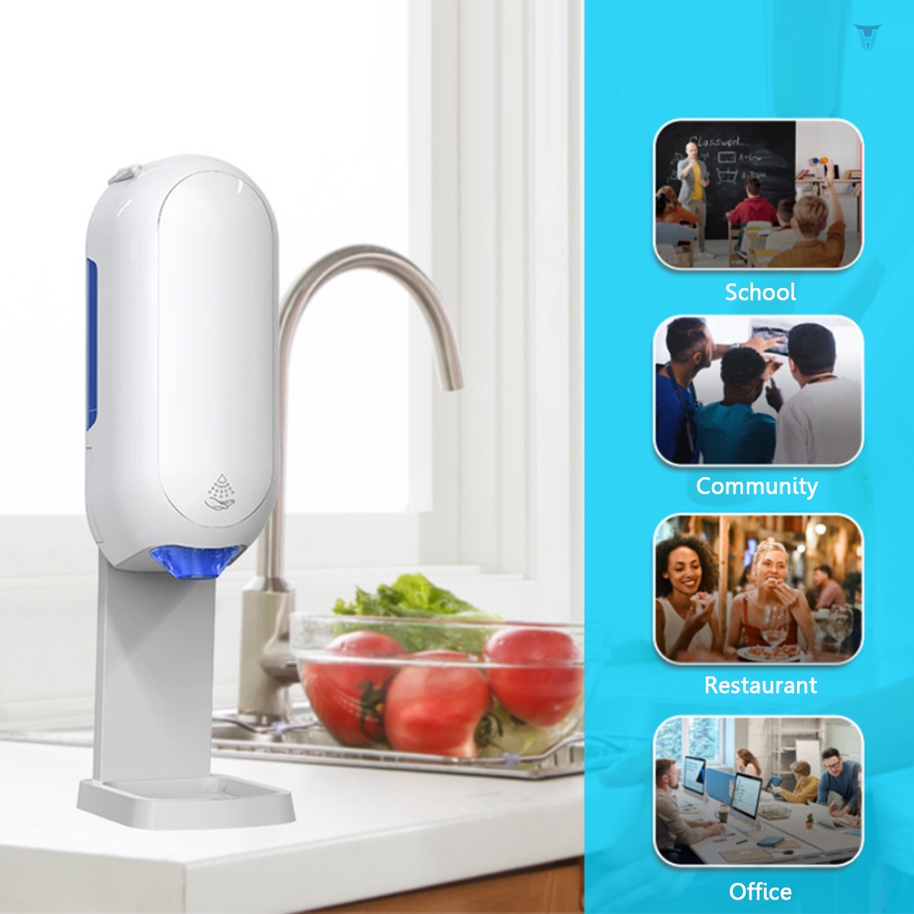 Bình Xịt Xà Phòng Rửa Tay Tự Động 1100ml Gắn Tường Không Tiếp Xúc