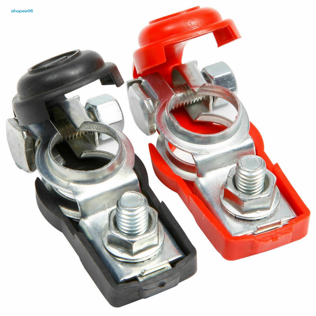 1 Cặp Kẹp Pin Cực Âm Bằng Đồng Thiếc Chuyên Dụng Cho Xe Hơi