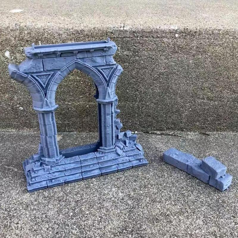 [Fenteer1] Giá Đỡ Điện Thoại Di Động Ruined Archway Trang Trí Nhà Cửa Sân Vườn Phòng Ngủ