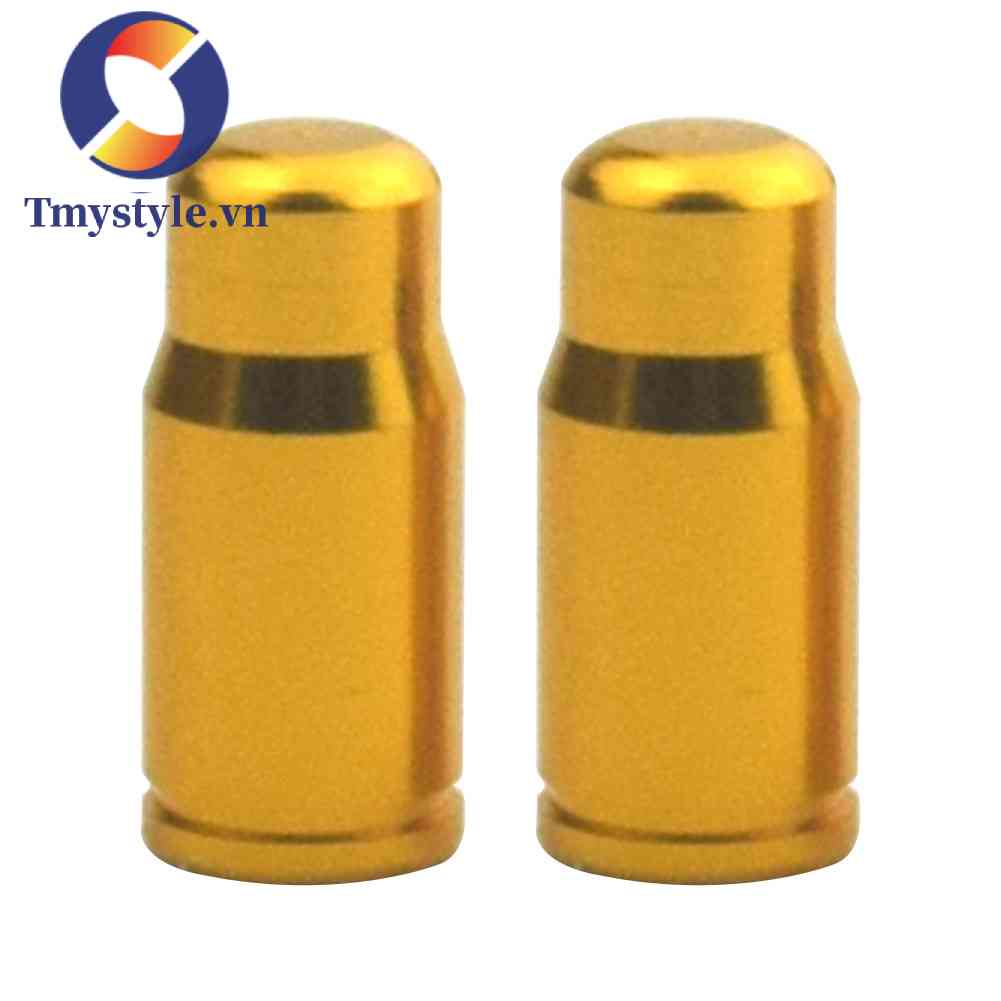 2 Nắp Van Xe Đạp Bằng Hợp Kim Nhôm