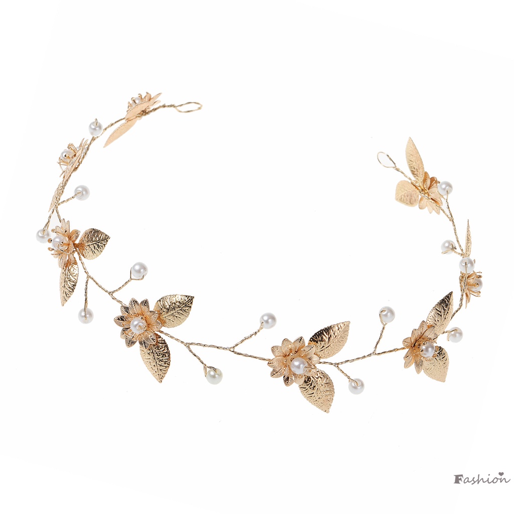 Cài Tóc Đính Ngọc Trai Trắng Thiết Kế Xinh Xắn Thời Trang Cho Nữ