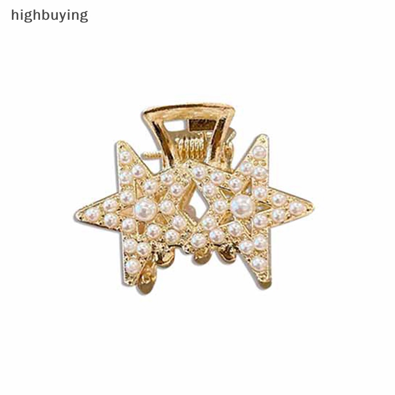 Kẹp Tóc Càng Cua Nhỏ Đính Đá Phong Cách Retro Cho Nữ