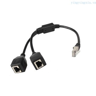 Đầu chia cổng mạng lan rj45 1 thành 2