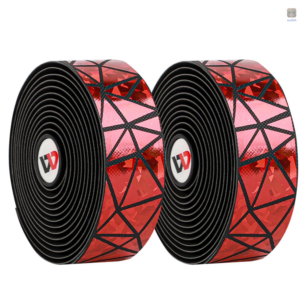 Dây Quấn Tay Lái Xe Đạp Bằng PU Lấp Lánh Chống Thấm Mồ Hôi