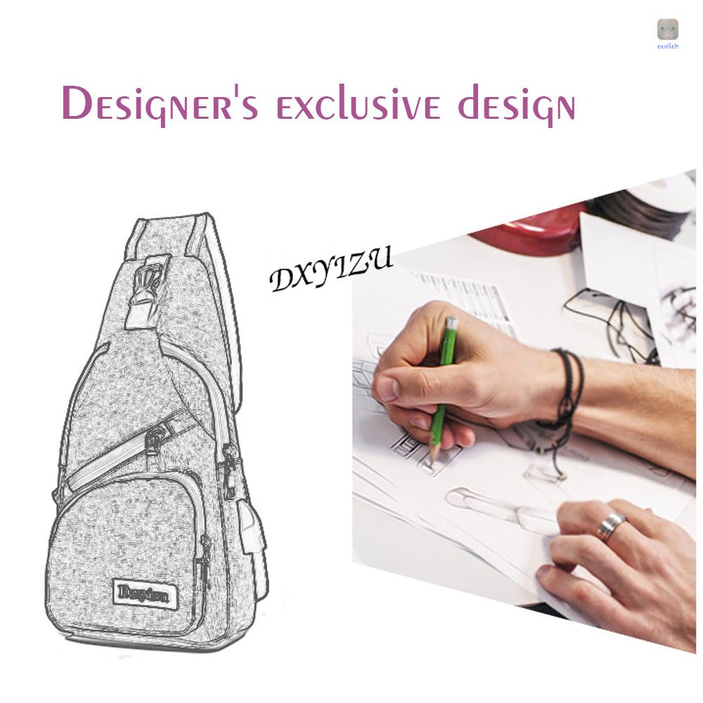 Túi Nhỏ Đa Năng Có Cổng Sạc USB Tiện Dụng Mang Theo Du Lịch