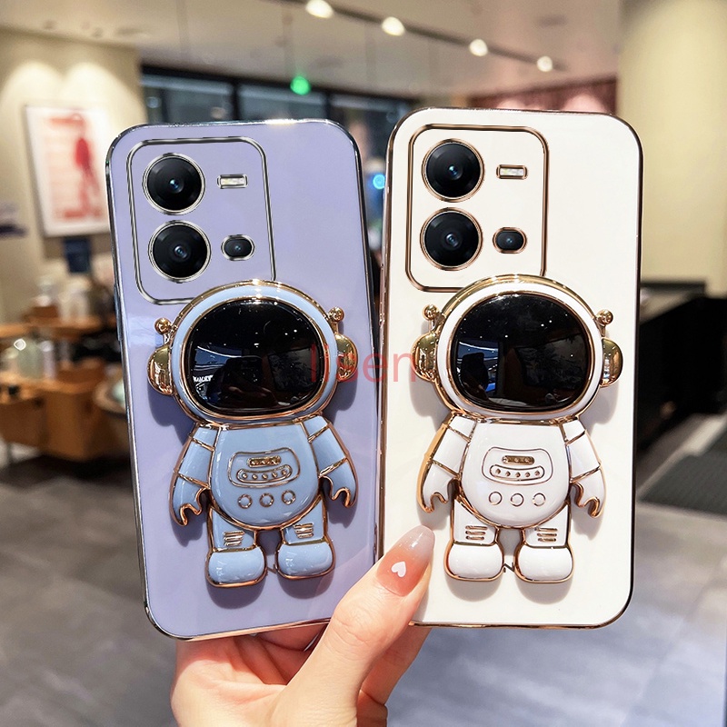 Ốp lưng Vivo V25 V25E Ốp Điện Thoại Có Giá Đỡ Hình Phi Hành Gia Cho Vivo V27 5G / V27E / V23 5G / V20 SE / V15 / V19 / V19 NEO YHY