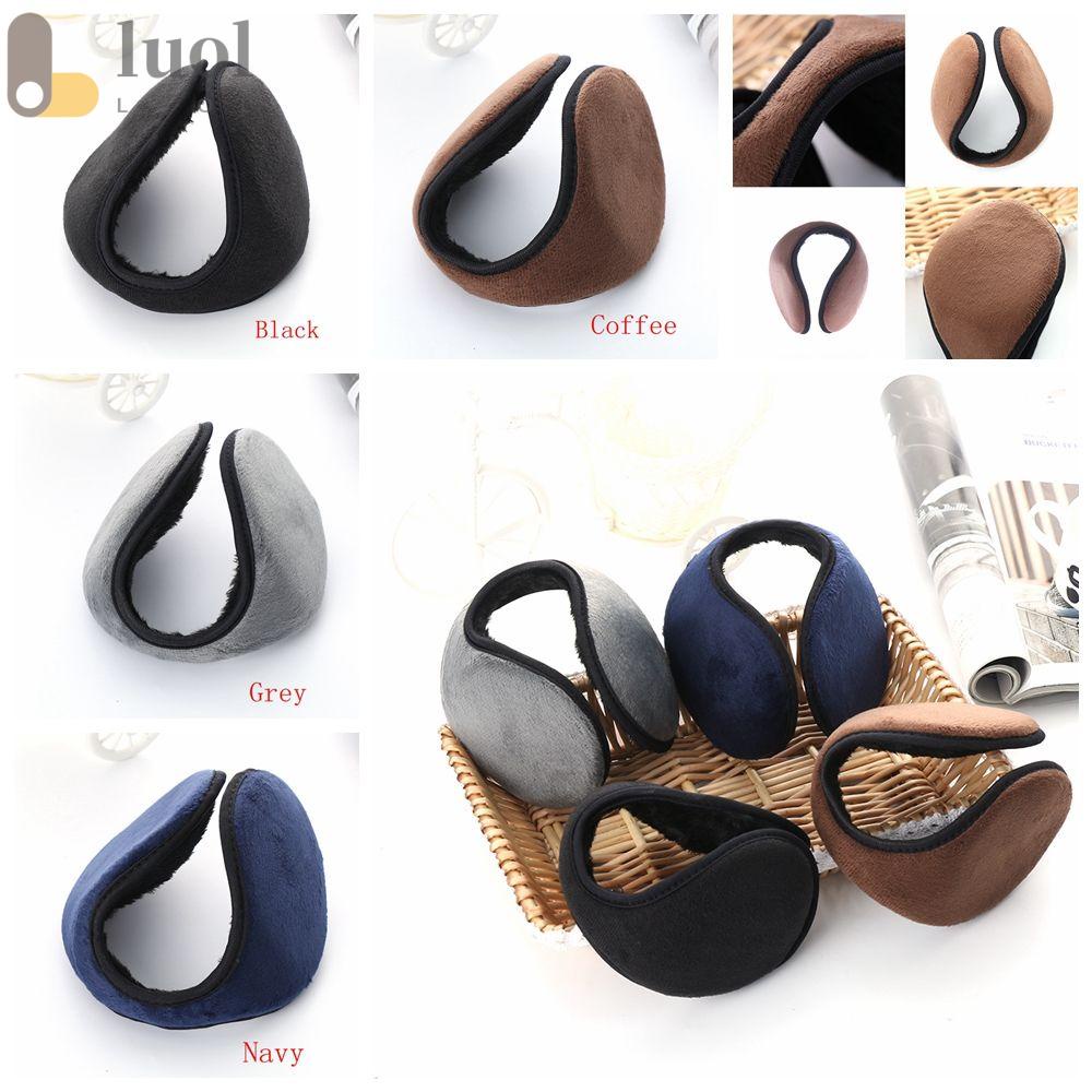 Chụp Tai Giữ Ấm Màu Sắc Tinh Khiết Thời Trang Mùa Đông Cho Nam