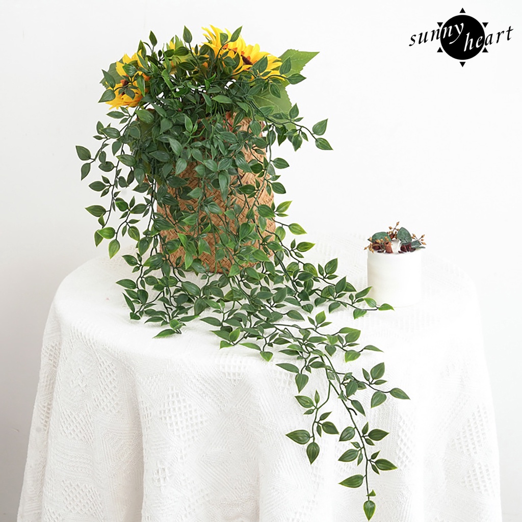 1 Nhánh Cây Hoa Nhân Tạo Bằng Nhựa Trong Suốt Dùng Trang Trí Bàn