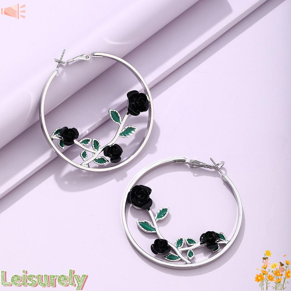 Bông Tai Hình Hoa Hồng Thời Trang Dành Cho Nữ