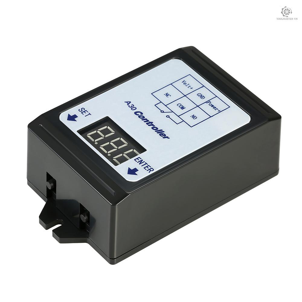 Dc Rơ Le Kiểm Soát Điện Áp 6~80V Kèm Hộp Đựng Ốp