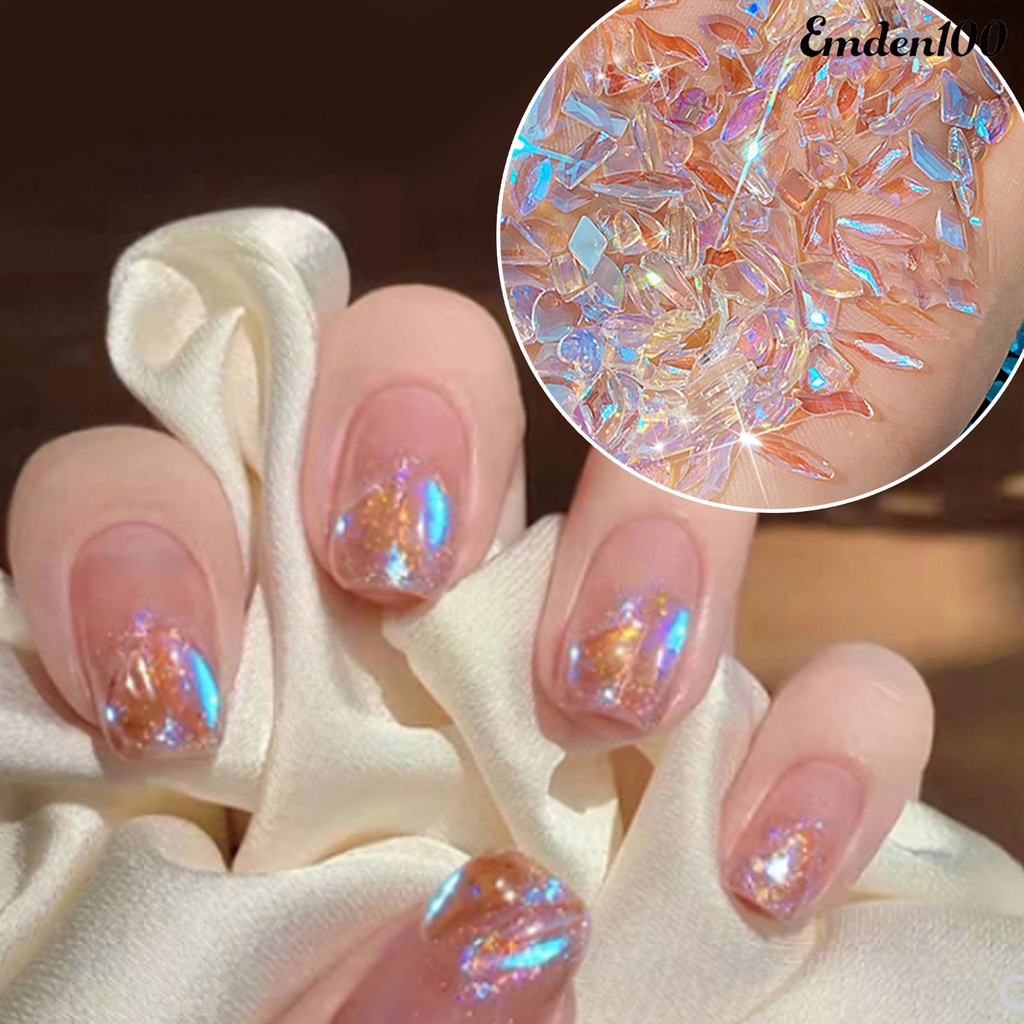1 Hộp 1 Hộp Phụ Kiện Trang Trí Móng Tay emden100 Tạo Hiệu Ứng Độc Đáo Sáng Bóng