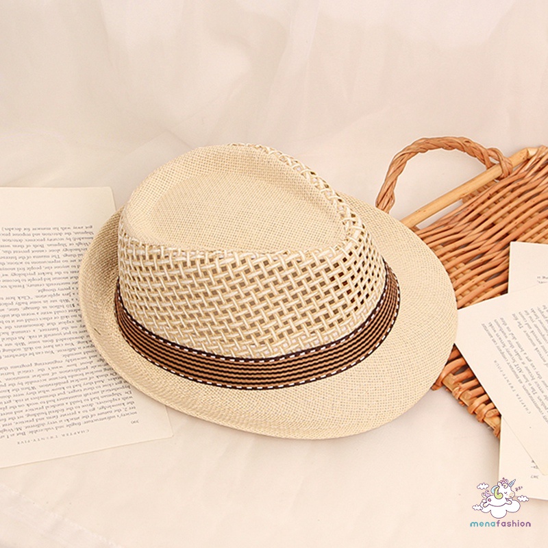 Mũ Cói Đi Biển Chống Nắng Đa Năng Thời Trang Cho Bé Trai