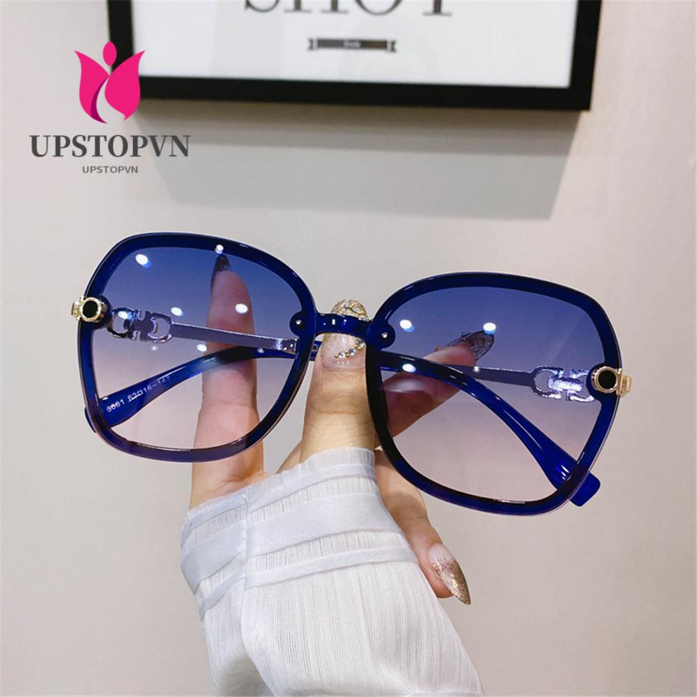 Kính Mát Gọng Kim Loại Chống Tia UV400 Thời Trang Cho Nam Nữ