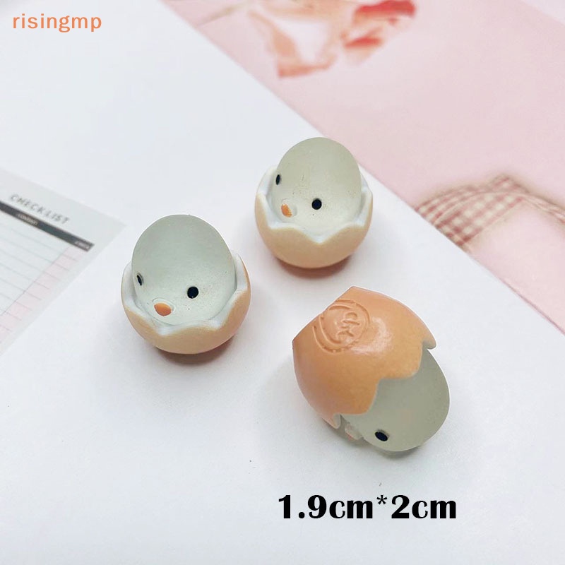 Set 2 Mô Hình Gà Con Bằng Nhựa Resin Dạ Quang Dễ Thương Trang Trí Nội Thất Xe Hơi