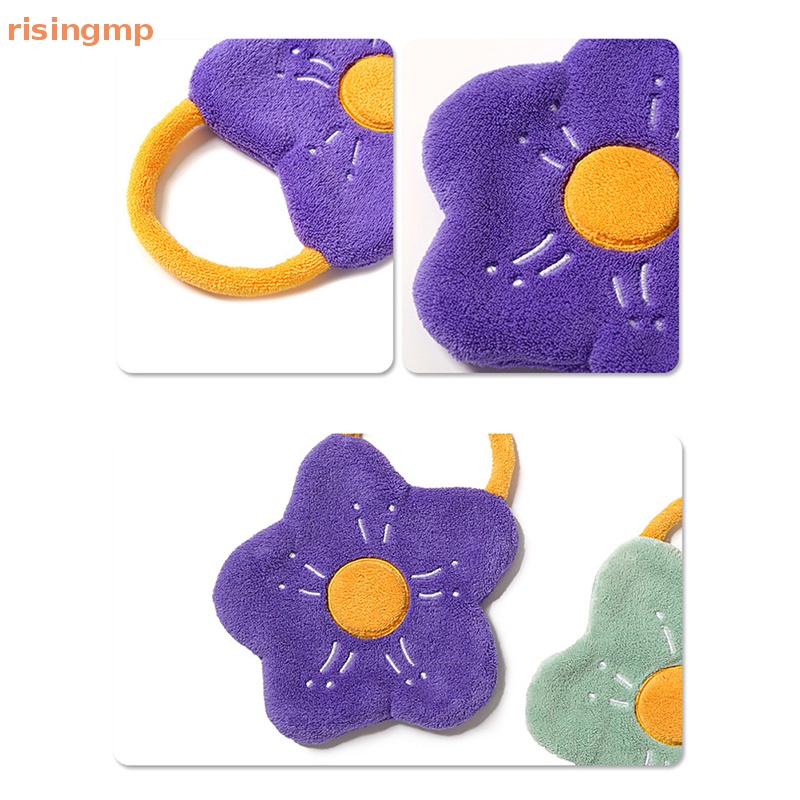 Khăn Lau Tay Bằng Vải Nhung San Hô Mềm Mại Thấm Hút Nước Nhanh Khô Tiện Dụng Cho Nhà Bếp / Phòng Tắm