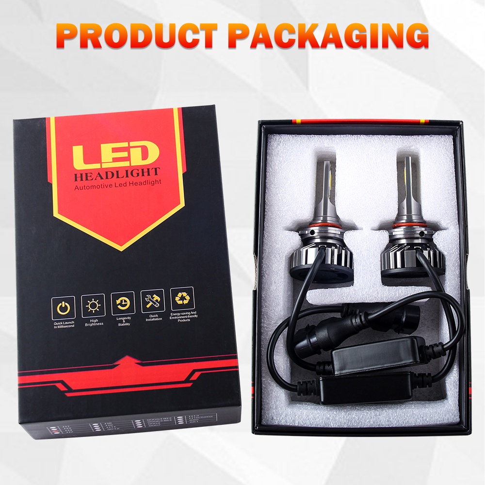 1 Cặp Đèn Pha LED H4 H7 H11 9005 HB3 9006 HB4 H1 H8 H9 3500K 6000K 12000LM 110W 12V 24V Chuyên Dụng Cho Xe Hơi