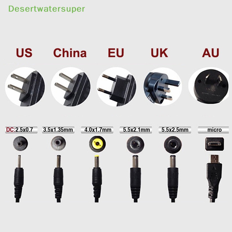 Bộ Chuyển Đổi Nguồn Điện 12V 2.5A AC 100V-240V Cho Đèn