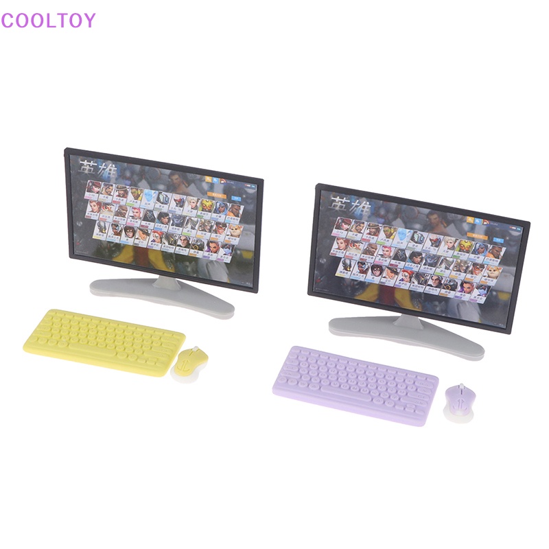 Set 3 Mô Hình Chuột Và Bàn Phím Tỷ Lệ 1: 12 Trang Trí Nhà Búp Bê