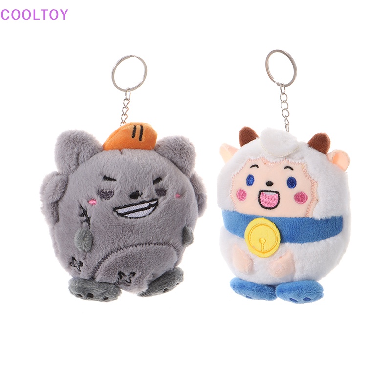 Móc Khóa Hình Cừu Nhồi Bông 11CM Dễ Thương