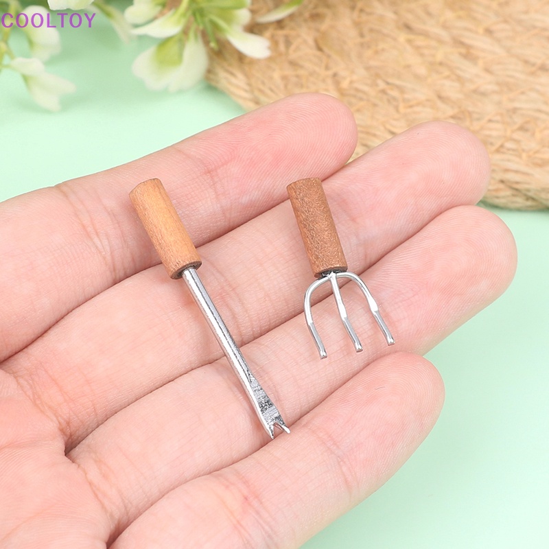 Cooltoy 1 Bộ Dụng Cụ Làm Vườn Mô Hình Xẻng Tam Giác Có Móc Sắc Bén Trang Trí Nhà Búp Bê Bán Chạy